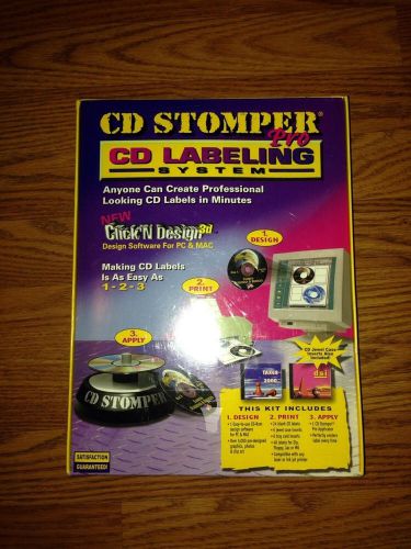 CD Stomper Pro Kit / CD DVD Labeling System - Print 3D Labels
