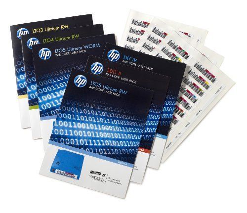 Hewlett Packard Q2013A Lto6 Ultrium Rw Bar Code Label Supl Pack