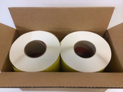 Case intermec 4&#034;x2.375&#034; yellow thermal transfer labels 10,000 total 00734518 for sale