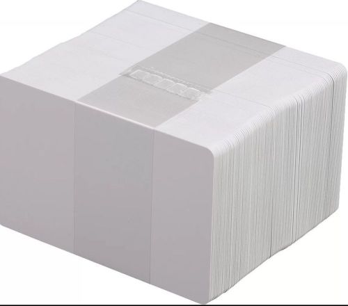 600 x CR80 .30 Mil Graphic Quality Blank White PVC Credit Card ID PRINTER Sealed