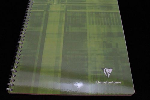 Clairefontaine Wirebound Notebook  8&#034; X 11&#034; Graph Green