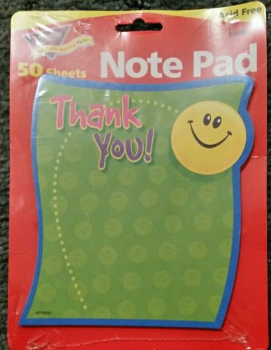 TREND® Thank You Note Pad, 5 x 5, 50 Sheets T72030 Teacher message pad New