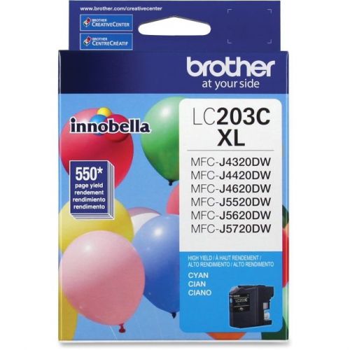 BROTHER INT L (SUPPLIES) LC203C  CYAN INK CARTRIDGE HIGH