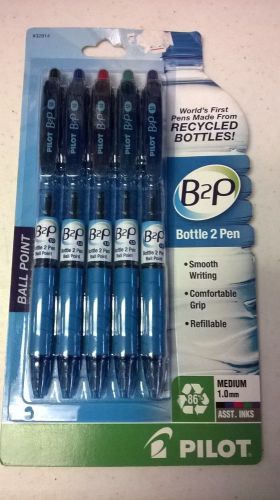 PILOT B2P PENS~MADE FROM RECYCLED WATER BOTTLES
