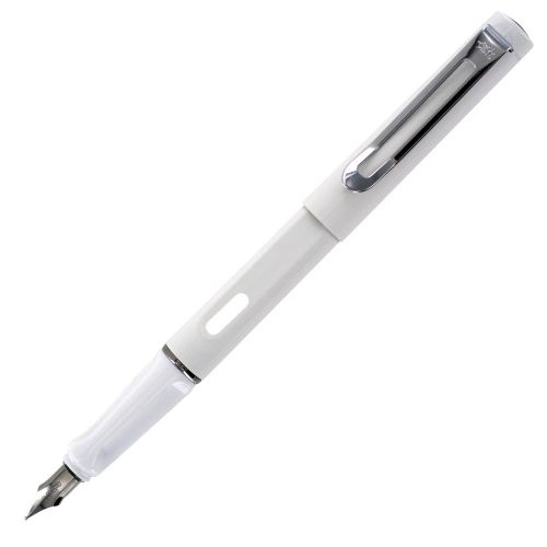 JinHao 599A Plastic Fountain Pen, Medium Nib - White