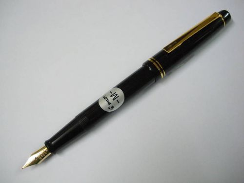 Black Pilot 78G Fountain pen medium nib/with cleaning converter(Japan)