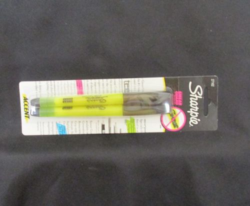 2 sharpie yellow accent  highlighters nib-sealed in package-new -nib for sale