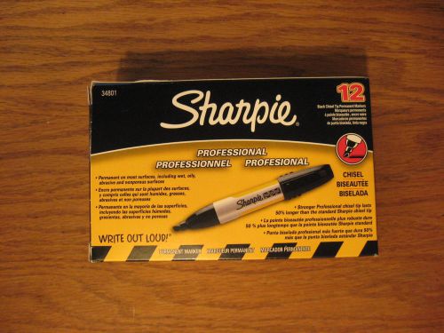Sharpie professional black (shp 34801) - 12 pack for sale