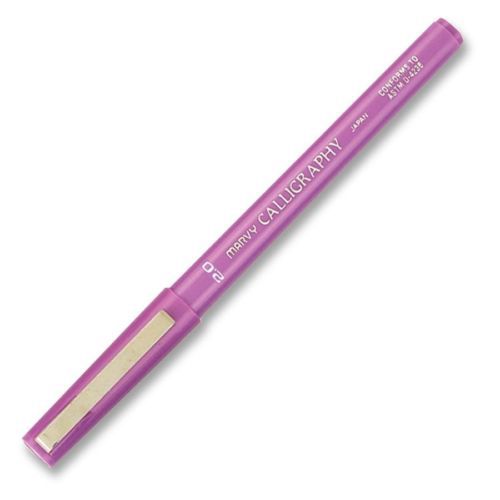 Marvy calligraphy marker - fine pen point type - 2 mm pen point size - (6000fs8) for sale