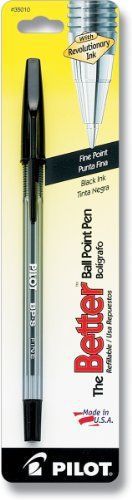 Pilot better bp-s ballpoint pen - fine pen point type - 0.7 mm pen (pil35010) for sale