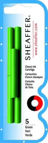 Sheaffer Skrip Ink Cartridge &#039;&#039;Classic Profile&#039;&#039; 5 Count Green