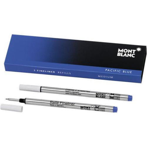 4 montblanc  blue fineliner refills medium point 110150 for sale