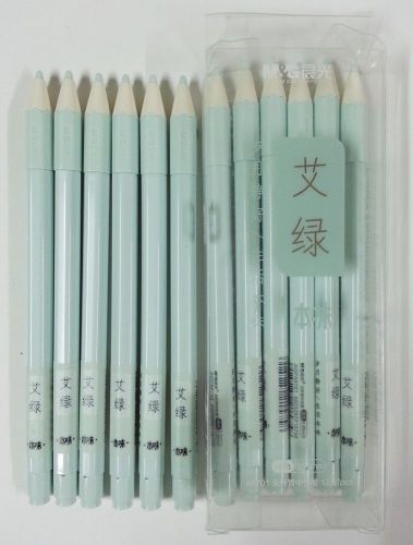 SHANGHAI A6701 0.35mm 12pcs GREEN ink Gel pen