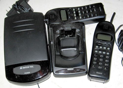 INTER-TEL CORDLESS PHONE SET.. &amp; 1 EXTRA PHONE INT2000/EXP9600