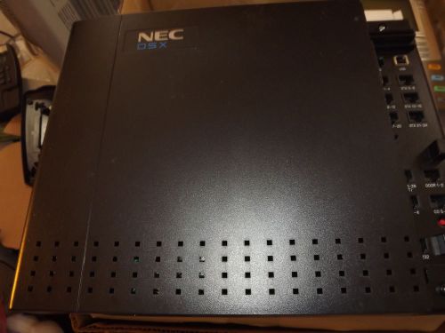 NEC DSX 40 SYSTEM KSU + (3) -REFURBISHED  22B platinum PHONES + CORDS -Warranty