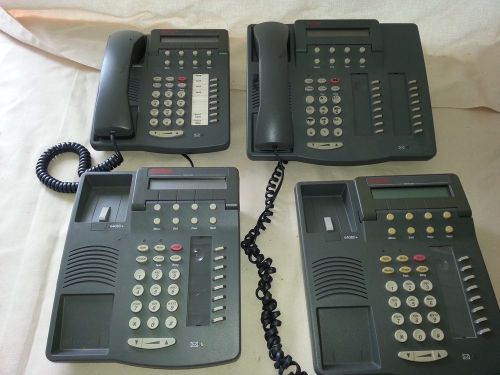 Lot 3 Avaya Lucent 6408D+ Business VoIP Phone and One 6416D+