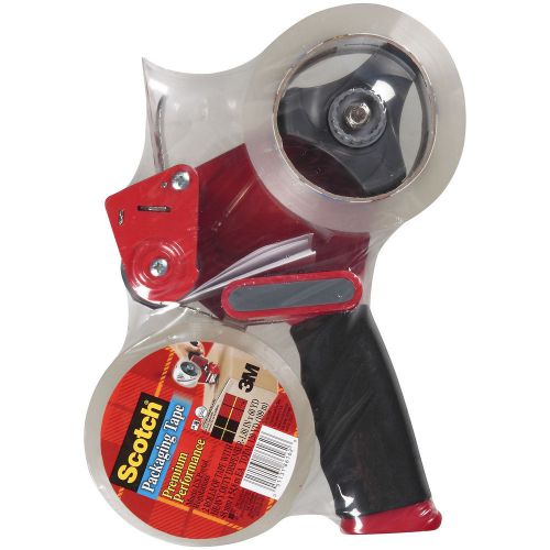 New Scotch Packaging Tape and Dispenser Gun with 2 rolls Packing Sealing Tape