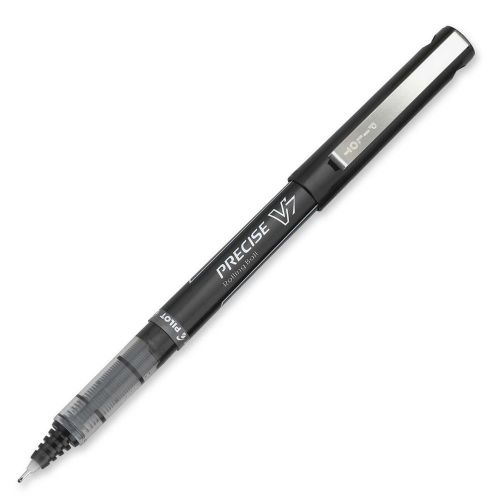 NEW Pilot Precise V7 Stick Rolling Ball Pens, Fine Point, Black Ink, Dozen Box