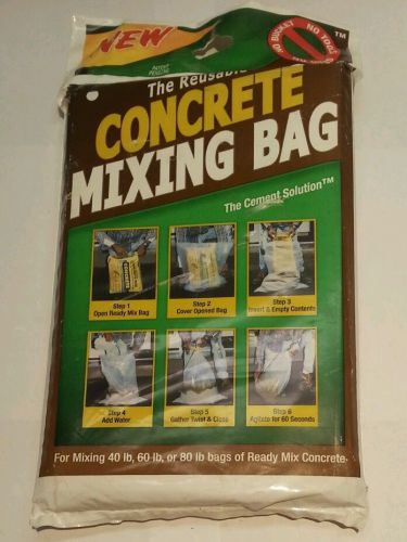 THE CEMENT SOLUTION - Reusable Concrete Mixing Bag- 2pack- FREE SHIPPING