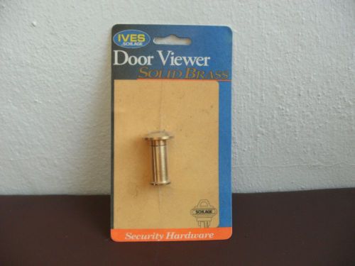 Ives 190 deg. Solid Brass Door Viewer