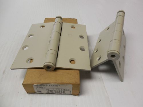 New lot of 2 hager full mortise door hinge bb1279 4.5&#034; x 4.5&#034; usp for sale
