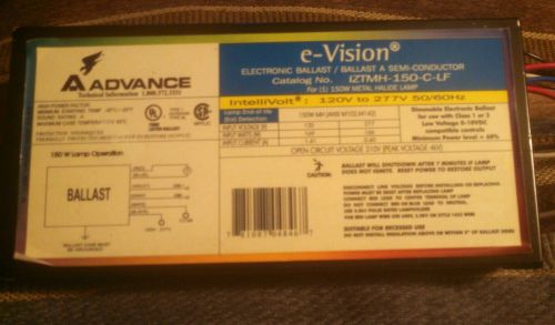 Advance e-Vision Dimmable electronic ballast HID-MH
