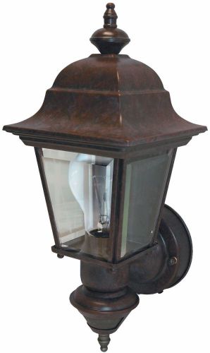 Heath Zenith SL-4155-BR Motion Activated Artisan Lantern Rustic Brown NEW
