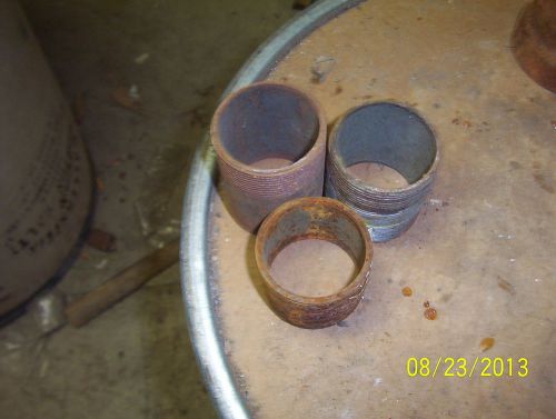 Black iron pipe fitting/ 2&#034;  nipples(3) for sale