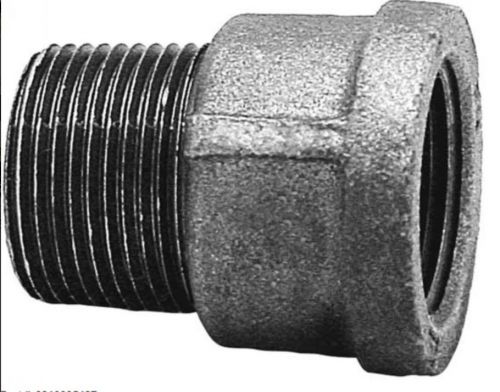 1-1/4inch black extension coupling