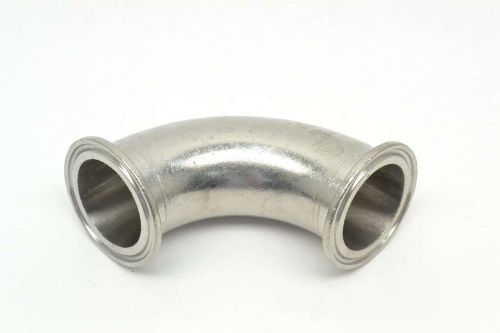 NEW 1-1/2 IN SANITARY STAINLESS ELBOW 90 DEGREE PIPE FITTING B422137
