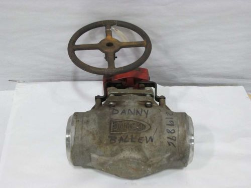DURIRON 6-300 DURCO BUTT WELD 6 IN 300 STAINLESS PLUG VALVE D378519