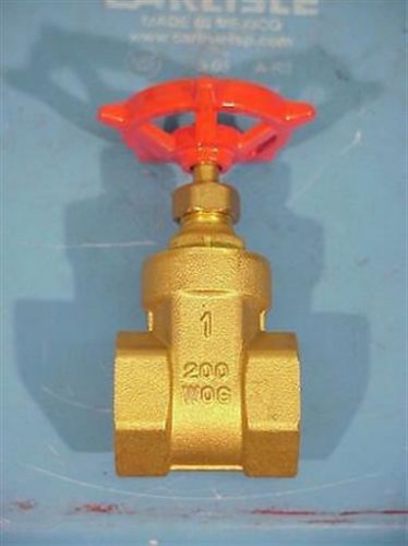 B &amp; k industries / rwv 1&#034; npt brass gate valve for sale