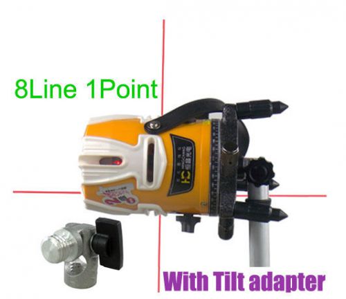 8 Line 1 point Laser Level Self Kit Leveling Precision Cross Professional Laser