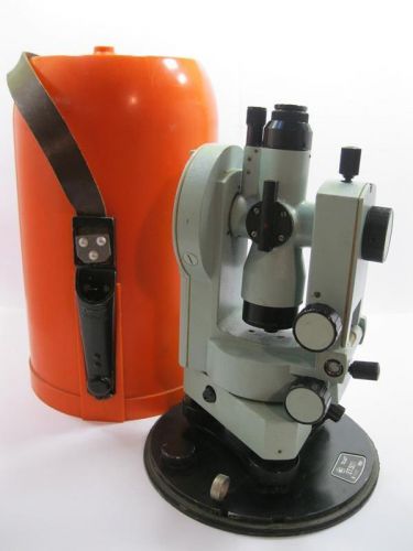 Vintage optical theodolite 2t30? of the ussr russian transit survey level 1991 for sale