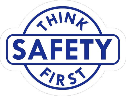 Think safety first hard hat decal/helmet sticker/helmet sticker labels safety for sale