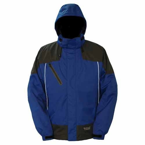 Viking tempest ii stroller jacket for men, blue/charcoal, l for sale