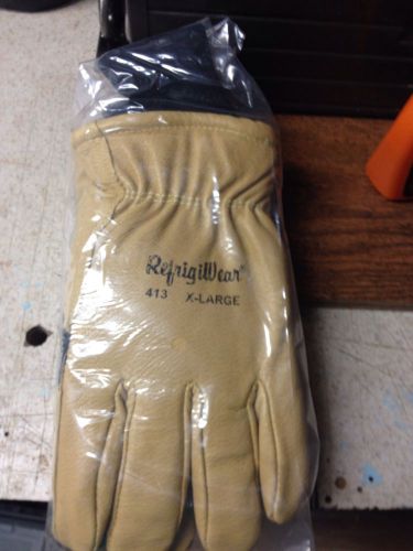 XL Rifrigiwear Leather Gloves Cold Gear