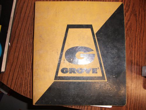 Grove TM800 TM 800T Crane Parts Catalog Manual Book