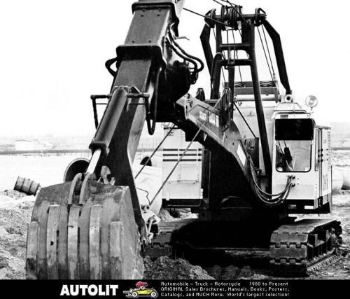 1969 kockum ladsverk kl250 crawler excavator photo poster zc4570-d9367n for sale