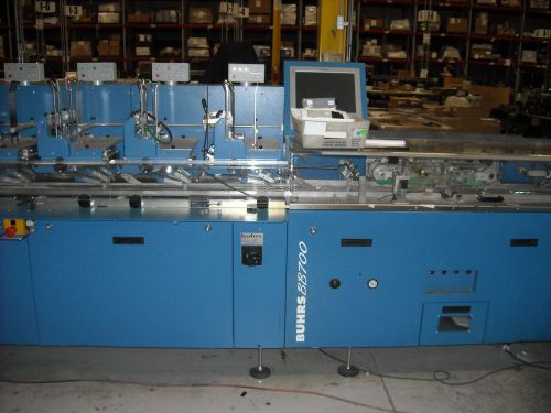 Buhrs bb700 high speed inserter w/ lake image matching system for sale