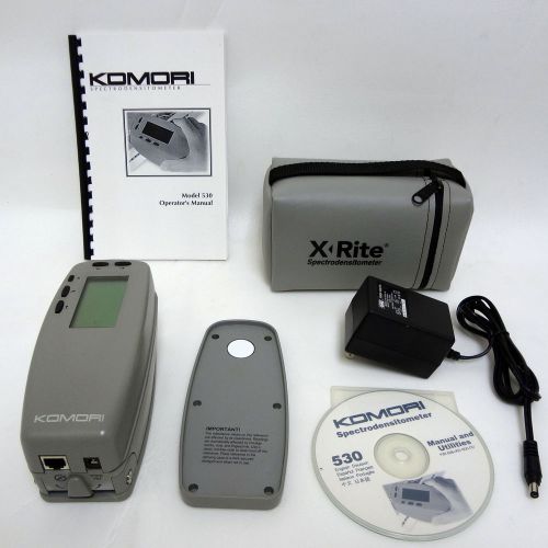 X-Rite 530 Komori Color Spectrophotometer Densitomet Excellent condition Xrite