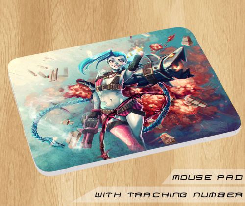 New JINX LOL League Of Legend Game Logo Mousepad Mouse Pad Mats Hot Game