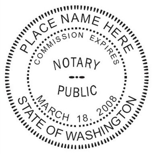 For washington new round self-inking notary seal rubber stamp for sale