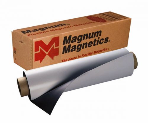 1 BLANK MAGNETIC SHEET - MAGNUM BEST CAR MAGNET ROLL &#034;12x&#039;10 - 30 MIL.