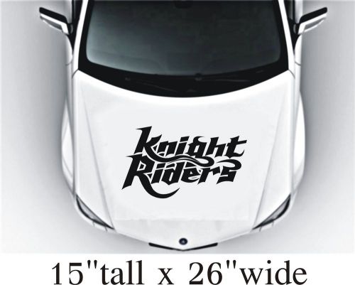 2X Knight Riders Hood Vinyl Decal Art Sticker Graphics Fit Car Truck-1892
