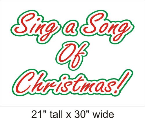 2X A Song of Christmas Removable Wall Art Decal Vinyl Sticker Mural Decor-FA280
