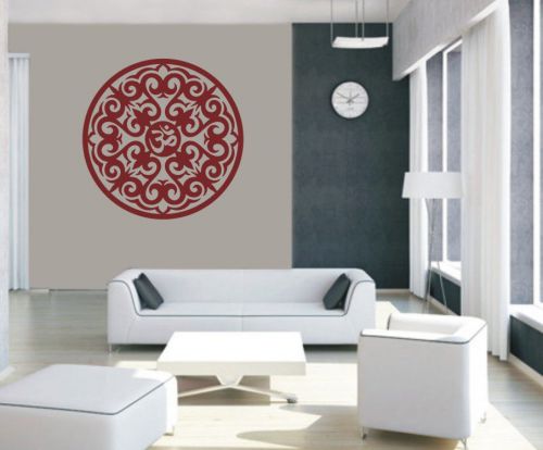 Symbol Hinduism Sanskrit Spiritual Decal Vinyl Waiting Room Drawing Room