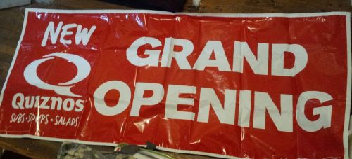 Quiznos Grand Opening Banner Sign Poster Advertising Display Free Ship
