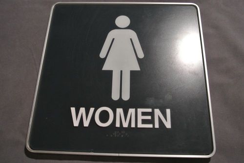 Industrial bathroom sign - Used - Women