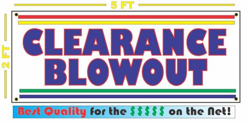 CLEARANCE BLOWOUT All Weather Banner Sign NEW High Quality! XXL SALE